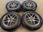 19 inch originele AMG velgen + zomerbanden Mercedes GLC, 19 inch, Gebruikt, 5712GG 9, Banden en Velgen