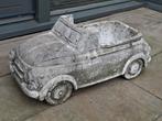 Fiat 500 cabriolet stenen bloembak, Tuin en Terras, Bloembakken en Plantenbakken, Ophalen, Steen, Gebruikt, Minder dan 60 cm