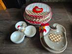 Servies boerderij kippen, Ophalen