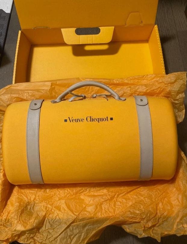 Veuve Clicquot Case Champagne Traveler Draagtas, Verzamelen, Wijnen, Ophalen of Verzenden, Nieuw, Frankrijk, Champagne