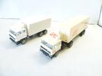 2x Daf Turbo Vrachtauto F2800 1 met Coca Cola reclame 1:60., Ophalen of Verzenden, Gebruikt, Bus of Vrachtwagen