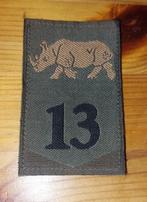 Mouwembleem 13e gemechaniseerde brigade velcro, Ophalen of Verzenden, Landmacht, Nederland, Embleem of Badge