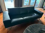 Design bank 2,5-zits Leolux Antipode zwart leer, Tweepersoons, Zo goed als nieuw, Rechte bank, 200 tot 250 cm