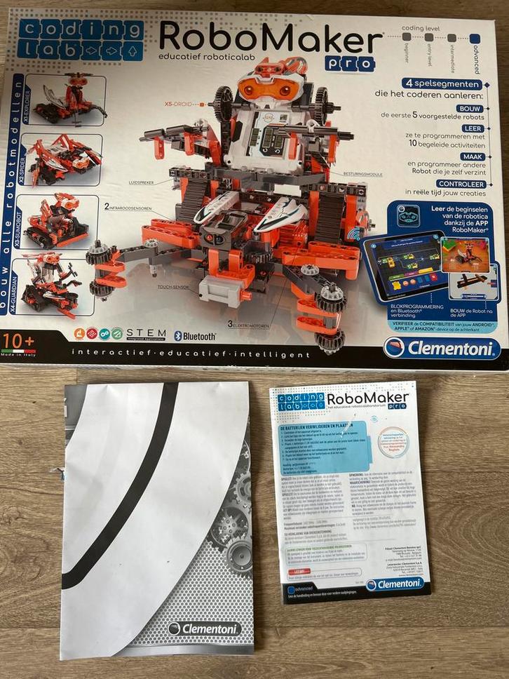 RoboMaker Pro - Educatieve Robotica Set, Kinderen en Baby's, Speelgoed | Duplo en Lego, Zo goed als nieuw, Complete set, Ophalen of Verzenden