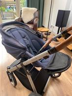 Complete 3 in 1 kinderwagen Mutsy traveller Bleu, Kinderen en Baby's, Kinderwagens en Combinaties, Combiwagen, Verstelbare duwstang