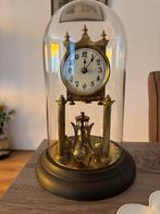 Antieke pendule klok met stolp, Ophalen of Verzenden