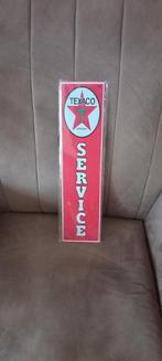 Texaco Blikken Bord - 10x40 cm, Ophalen of Verzenden, Zo goed als nieuw, Reclamebord