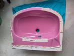Vintage roze wastafel, Nieuw, Minder dan 100 cm, Wasbak of Wastafel, 25 tot 50 cm