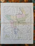 Abtueke landkaart uit 1822 Turkije & Griekenland ORIGINEEL, Gelezen, Ophalen of Verzenden, Landkaart