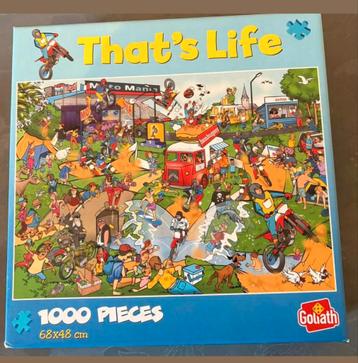 That's Life Puzzel 933161 Motorcross - 1000 Stukjes beschikbaar voor biedingen
