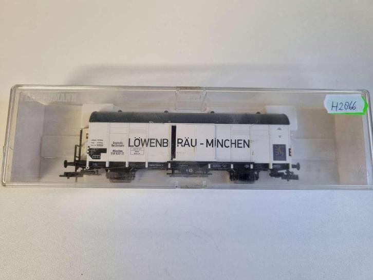 Fleischmann 83 5307K - Goederenwagon "Löwenbrau-München", Hobby en Vrije tijd, Modeltreinen | H0, Zo goed als nieuw, Wagon, Gelijkstroom
