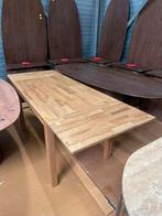 Eettafel hoogwaardig eikenhout uitschuifbaar 200x75x75