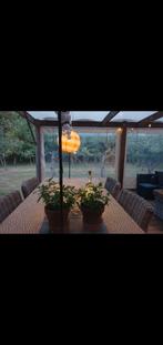 2 Wind en regenschermen voor overkapping wit/doorzichtig, Tuin en Terras, Overkappingen, Ophalen, Zo goed als nieuw