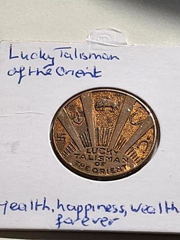Lucky Talisman of the Orient Token geluk en voorspoed  beschikbaar voor biedingen