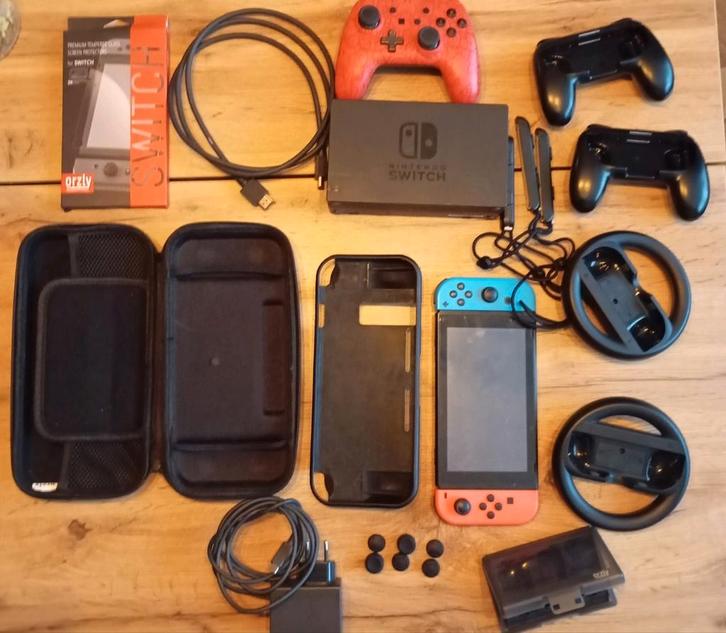 Nintendo Switch Compleet Pakket (Zonder Spel), Spelcomputers en Games, Games | Nintendo Switch, Gebruikt, Overige genres, 3 spelers of meer