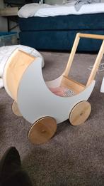 Oohnoo poppenwagen wit maan, Ophalen of Verzenden, Gebruikt, Overige typen
