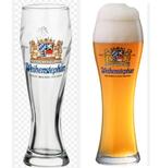 2 NIEUWE WEIHENSTEPHANER WEIZEN GLAZEN 0,5 L., Ophalen of Verzenden, Nieuw, Glas of Glazen, Overige merken