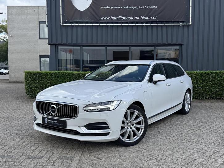 Volvo V90 2.0 T8 AWD Recharge Inscription Led Leder Navi 19", Auto's, Volvo, Bedrijf, Te koop, V90, 4x4, ABS, Adaptive Cruise Control