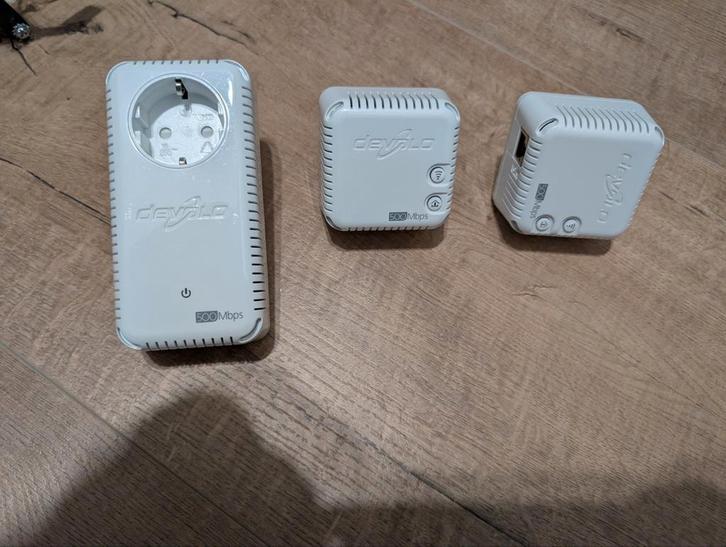 Devolo dLAN 500 Powerline Adapter Set, Computers en Software, Powerlines, Gebruikt, Ophalen of Verzenden