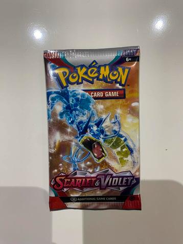 Scarlet & violet booster packs beschikbaar voor biedingen