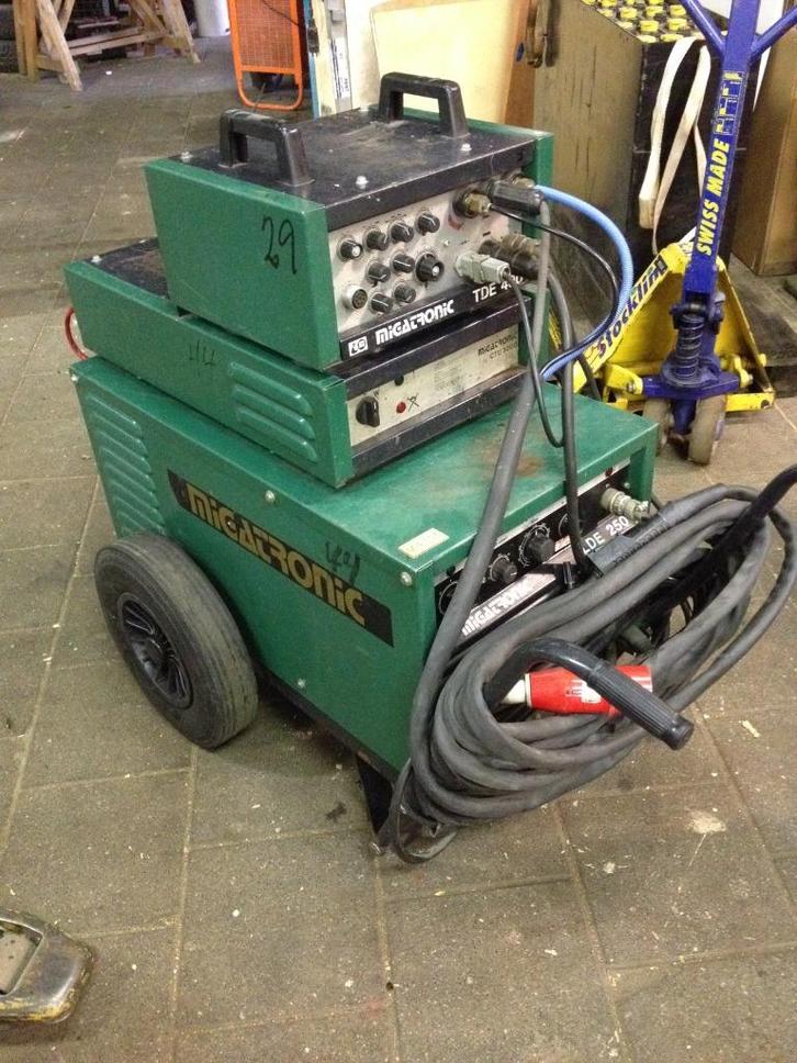 Megatronic LDE250 Tig lasapparaat, met koeling (a2)7, Doe-het-zelf en Verbouw, Gereedschap | Lasapparaten, Gebruikt, Tig, 150 tot 250 ampère