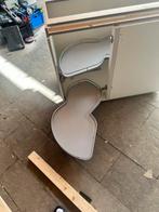 Hoekcarrousel voor 90cm keukenkast, Huis en Inrichting, Keuken | Keukenelementen, Gebruikt, Wit, Minder dan 100 cm, 50 tot 75 cm