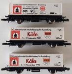 MÄRKLIN Mini-Club containerwagons tgv treintentoonstelling, Hobby en Vrije tijd, Modeltreinen | Overige schalen, Ophalen of Verzenden