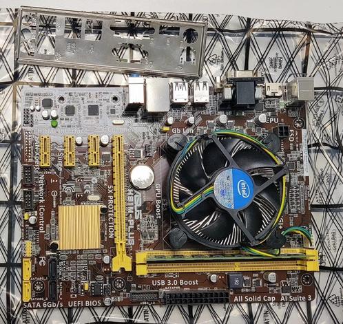 Asus moederbord incl i5 4440 8gb, Computers en Software, Moederborden, Gebruikt, Intel, DDR3, Ophalen