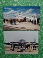 foto's twee verschillende Vliegtuigen., Verzamelen, Ansichtkaarten | Themakaarten, Overige thema's, Ophalen of Verzenden, 1980 tot heden