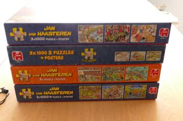 Jan van Haasteren combidozen, 2 x 1000 stukjes beschikbaar voor biedingen