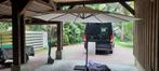 Zweefparasol 300 cm, met hoes en standaard., Ophalen, Gebruikt, Zweefparasol