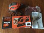 Black+Decker Mouse Schuurmachine - Goede Staat!, Ophalen of Verzenden, Zo goed als nieuw, Minder dan 600 watt, Vlakschuurmachine