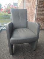 Eetkamerstoelen 4st., kleur grijs (Goossens), Ophalen, Gebruikt, Grijs