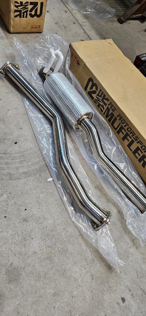 M2-Motorsport middenpijp/demper Honda Civic EP1/2 1.4/1.6, Auto diversen, Tuning en Styling, Ophalen of Verzenden