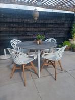 4 leuke tuinstoelen, Ophalen, Gebruikt