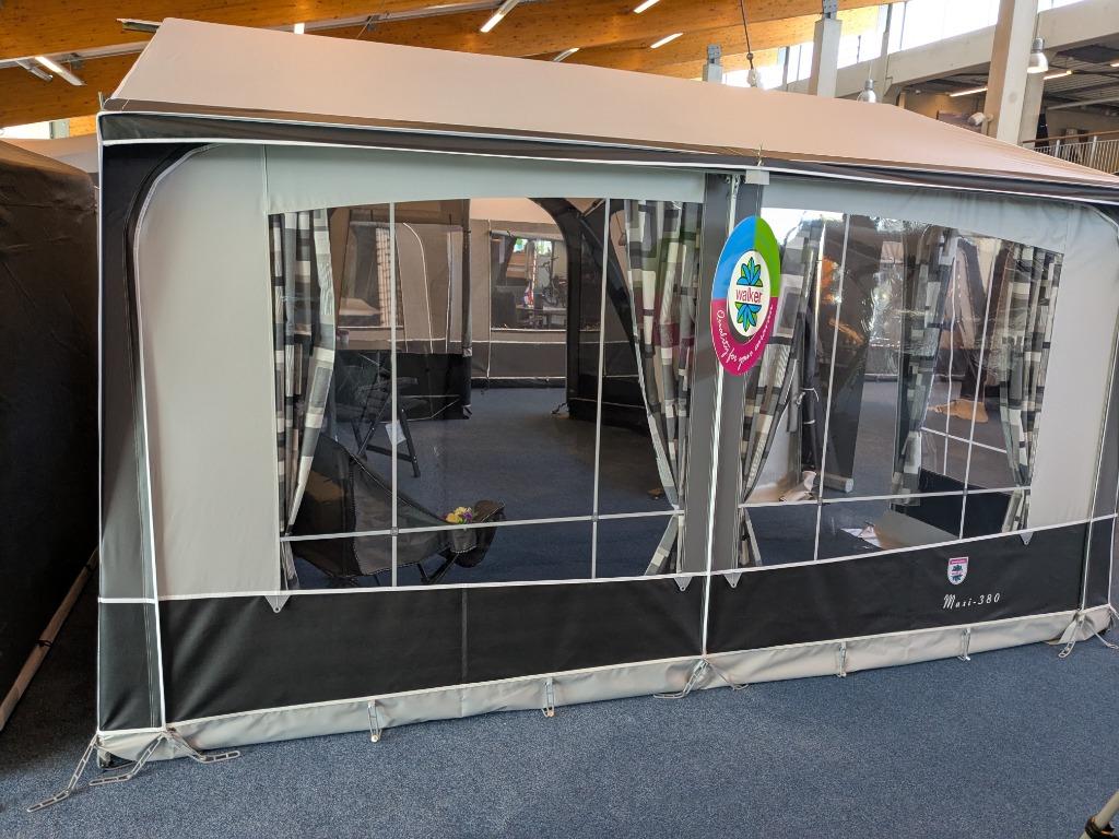 Walker deeltent Maxi 380 showmodel, Caravans en Kamperen, Tenten, Nieuw, Ophalen of Verzenden