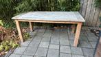 Teakhouten Eettafel - 180x90cm, Ophalen, Gebruikt, Teakhout, 50 tot 100 cm