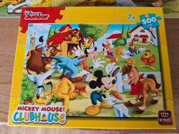 Mickey mouse clubhouse Disney Junior 500 stukjes beschikbaar voor biedingen