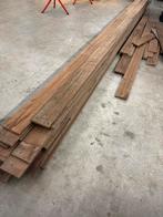 Teak houten vlonderplanken - 34 stuks, Ophalen, Gebruikt, Planken, Hardhout