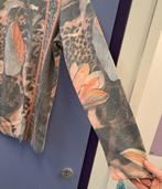 Mona dunne trui grijs/bruin/oranje dierenprints 40 nr 41546, Kleding | Dames, Truien en Vesten, Maat 38/40 (M), Bruin, ., Ophalen of Verzenden