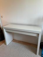 IKEA, malm kaptafel, wit 120x41 cm, Ophalen, Gebruikt, 50 tot 100 cm, Minder dan 100 cm