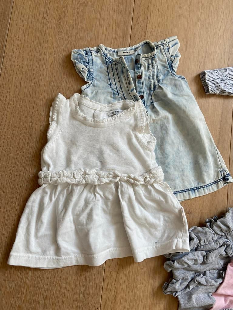 Mexx & Noppies Zomerjurkjes Maat 56 - incl verzendkosten, Ophalen of Verzenden, Zo goed als nieuw, Meisje