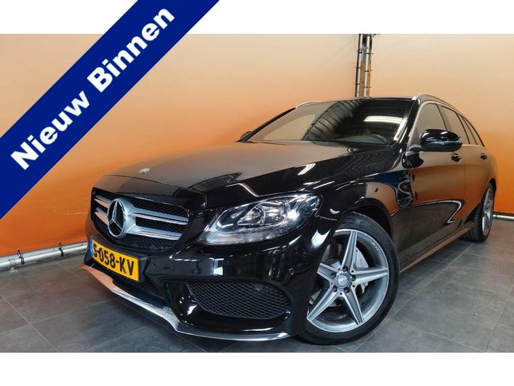 Mercedes-Benz C-Klasse Estate 180 AMG Sport Edition leer | s, Auto's, Mercedes-Benz, Bedrijf, Te koop, C-Klasse, ABS, Airbags