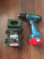 Makita accu schroef/boormachine incl nw accu compl. + lader, Variabele snelheid, Ophalen of Verzenden, Boormachine, Zo goed als nieuw