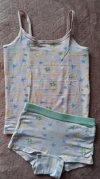 Setje ondergoed 'ster, bloem, hartje' Hema maat 98/104, Nacht- of Onderkleding, Gebruikt, Meisje, Ophalen of Verzenden