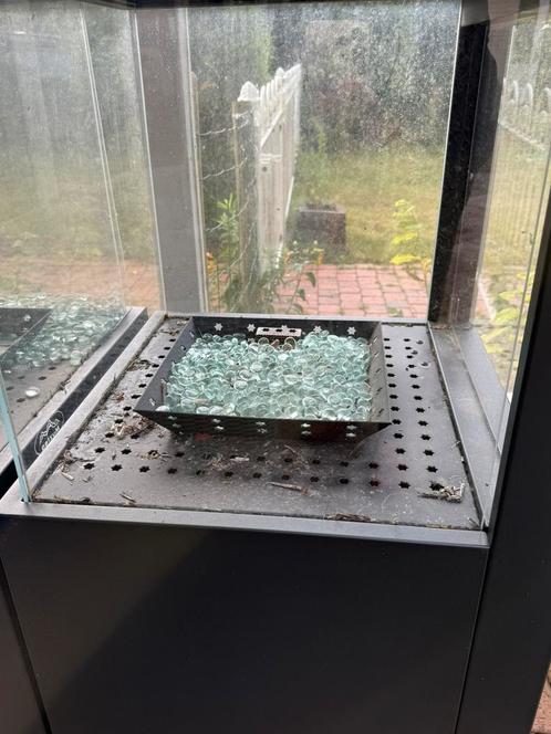 Muztag Nieuwe glazen sfeerbrander op gas nooit gebruikt, Tuin en Terras, Tuinhaarden, Zo goed als nieuw, Ophalen