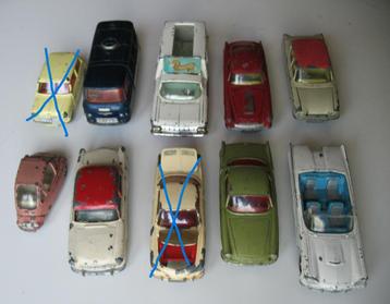 Diverse Vintage Corgi Toys Modelauto's jaren 50,60 en 70 beschikbaar voor biedingen