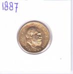 Schaars gouden tientje 1887 Willem 3, Koning Willem III, Losse munt, 10 gulden, Goud