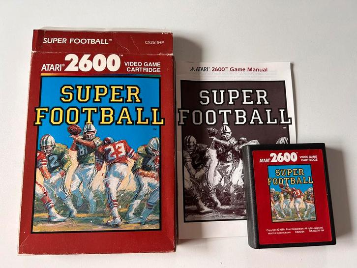 Atari 260 Super Football, Spelcomputers en Games, Games | Atari, Gebruikt, Atari 2600, Sport, Vanaf 3 jaar, Ophalen of Verzenden