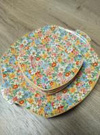Mille Fleur gebakset Societe Ceramique, Antiek en Kunst, Antiek | Servies los, Ophalen of Verzenden
